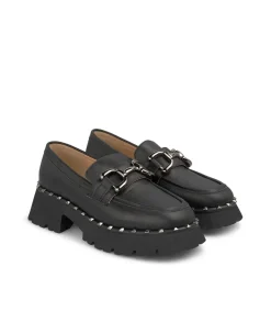 Alma en Pena Zapatos Planos|MOCASÍN PLATAFORMA CON TACHAS