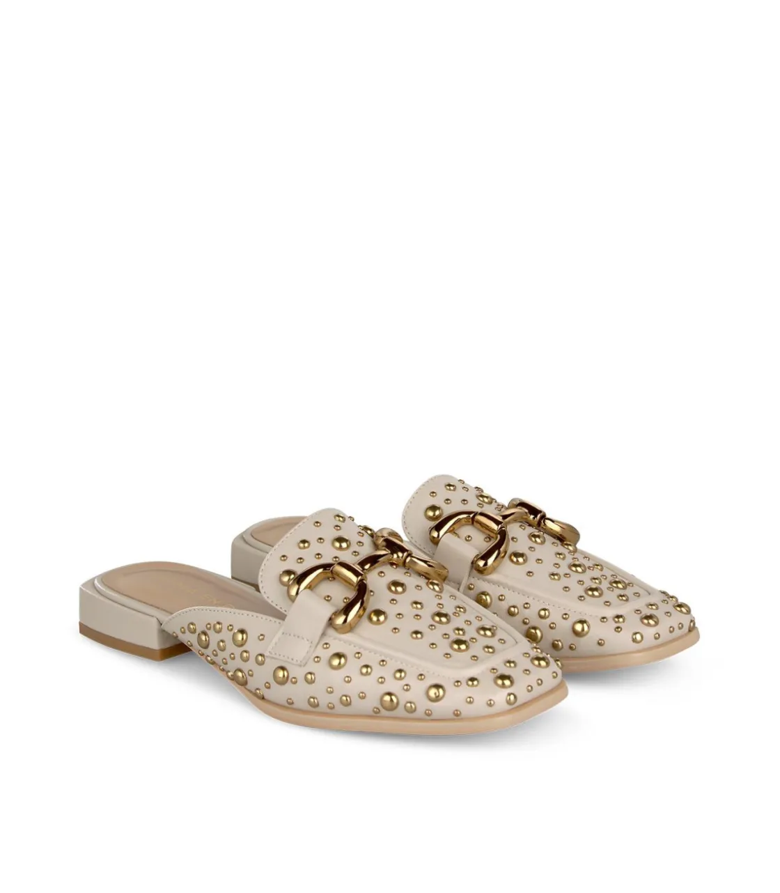 Alma en Pena Zapatos Planos|MULES CON TACHUELAS