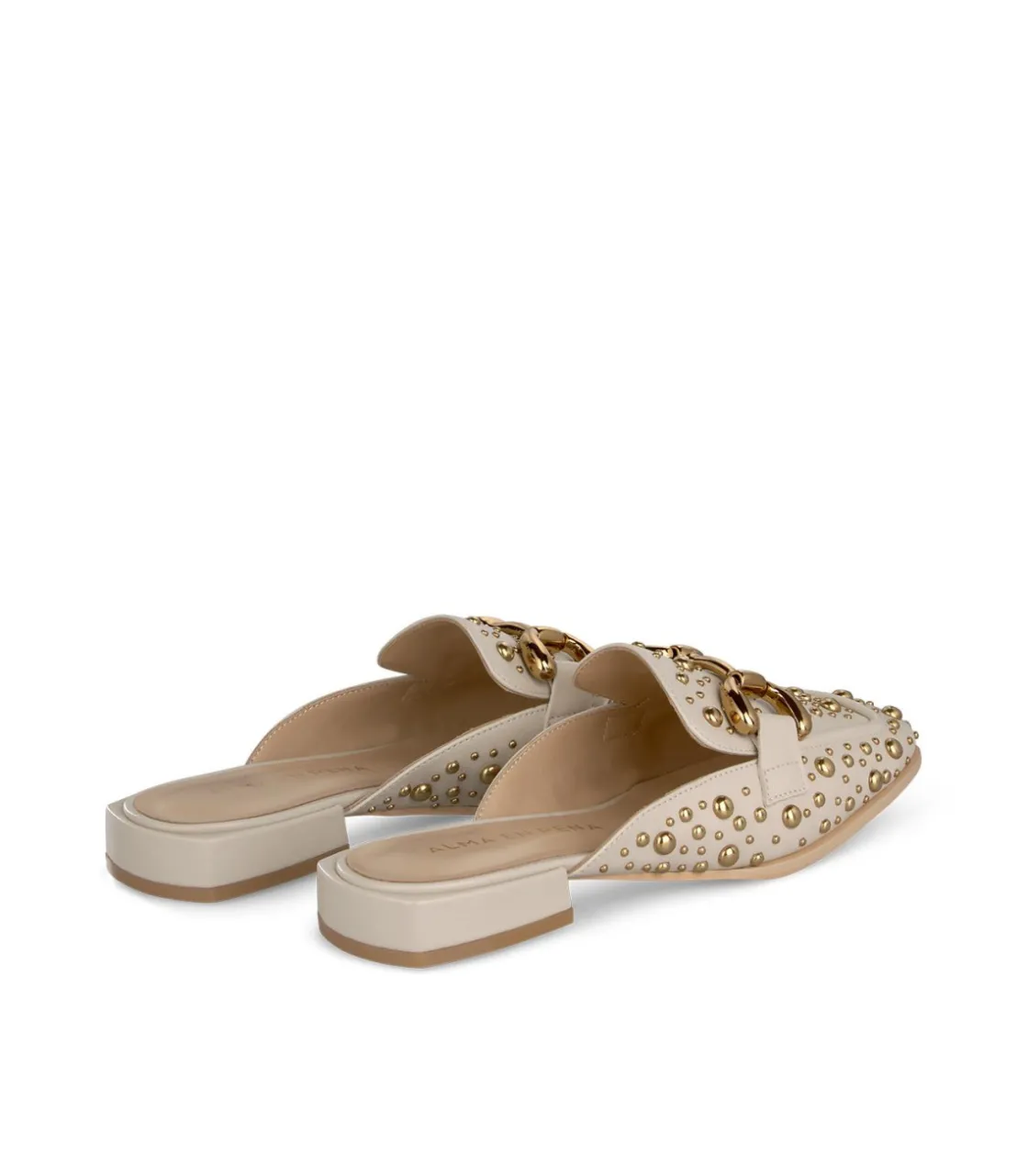Alma en Pena Zapatos Planos|MULES CON TACHUELAS