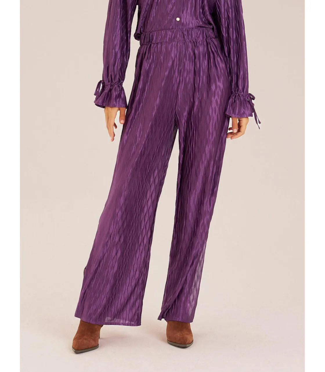 Alma en Pena Pantalones|PANTALÓN FLUIDO TEXTURA