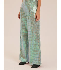 Alma en Pena Pantalones|PANTALÓN LARGO RECTO LENTEJUELAS