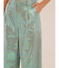 Alma en Pena Pantalones|PANTALÓN LARGO RECTO LENTEJUELAS
