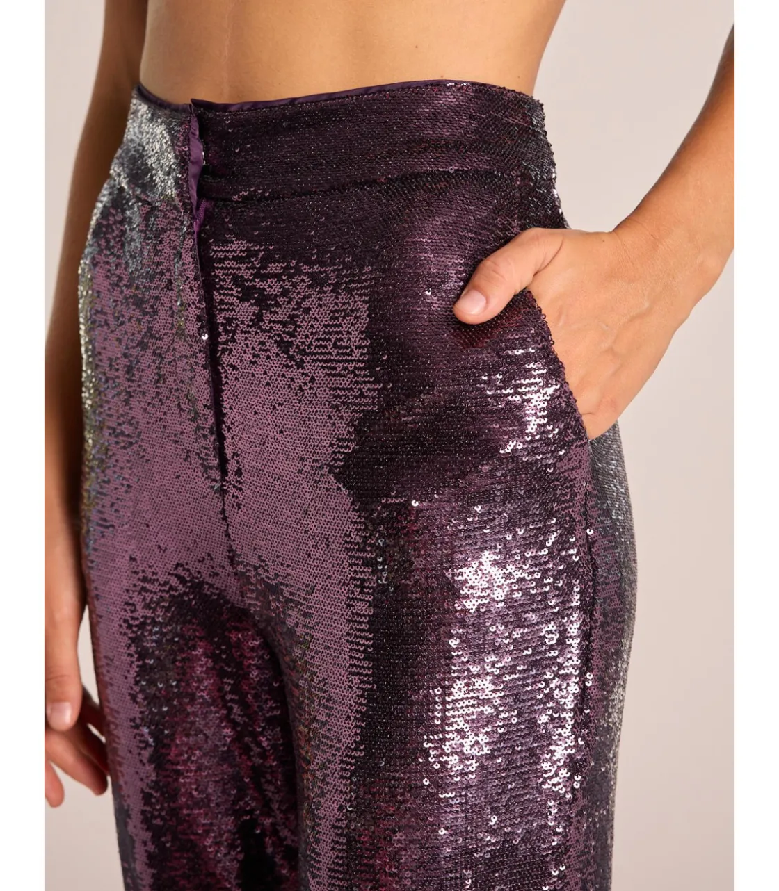 Alma en Pena Pantalones|PANTALÓN RECTO LENTEJUELAS