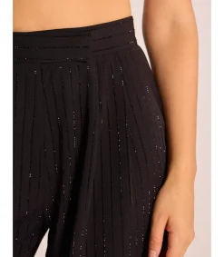 Alma en Pena Pantalones|PANTALÓN RECTO RAYAS PEDRERÍA