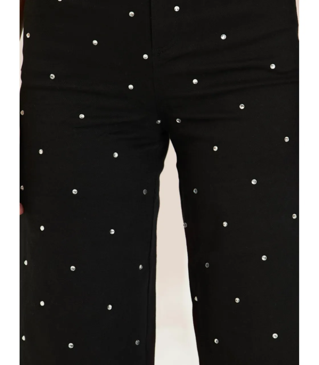 Alma en Pena Pantalones|PANTALÓN VAQUERO LARGO BRILLOS