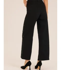 Alma en Pena Pantalones|PANTALÓN VAQUERO LARGO BRILLOS