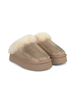 Alma en Pena Zapatos Planos|ZAPATO DE PELO CON PEDRERÍA