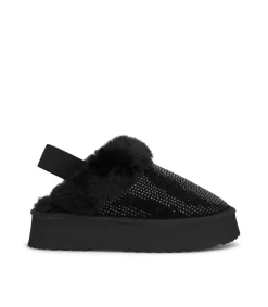 Alma en Pena Zapatos Planos|ZAPATO DE PELO CON PEDRERÍA