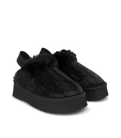 Alma en Pena Zapatos Planos|ZAPATO DE PELO CON PEDRERÍA