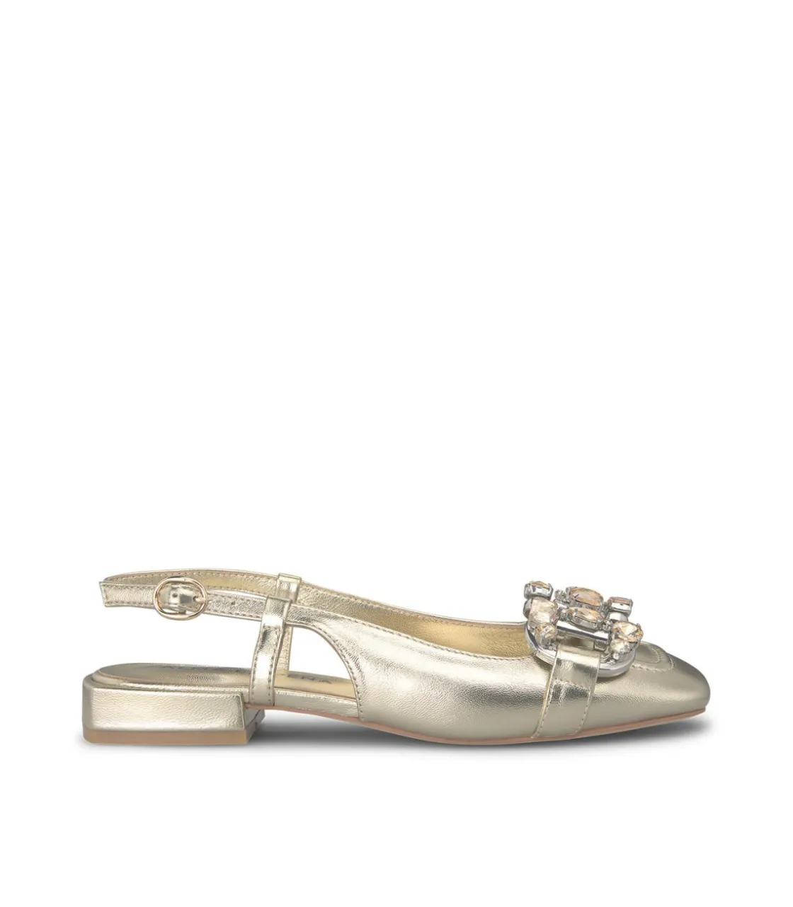 Alma en Pena Zapatos Planos|ZAPATO HEBILLA PEDRERÍA