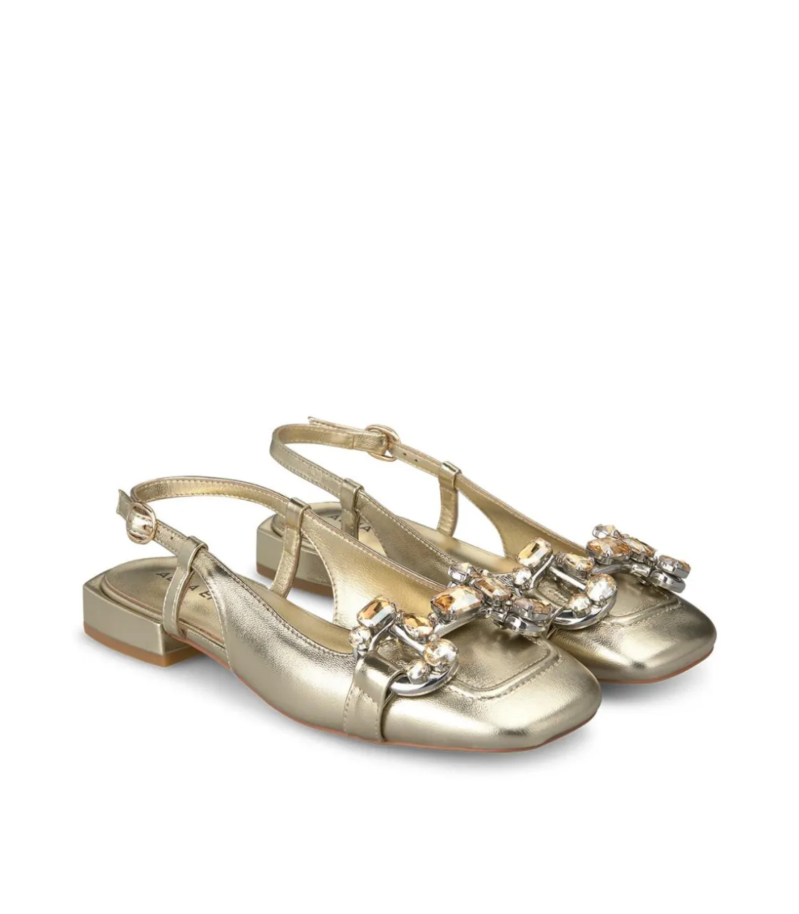 Alma en Pena Zapatos Planos|ZAPATO HEBILLA PEDRERÍA