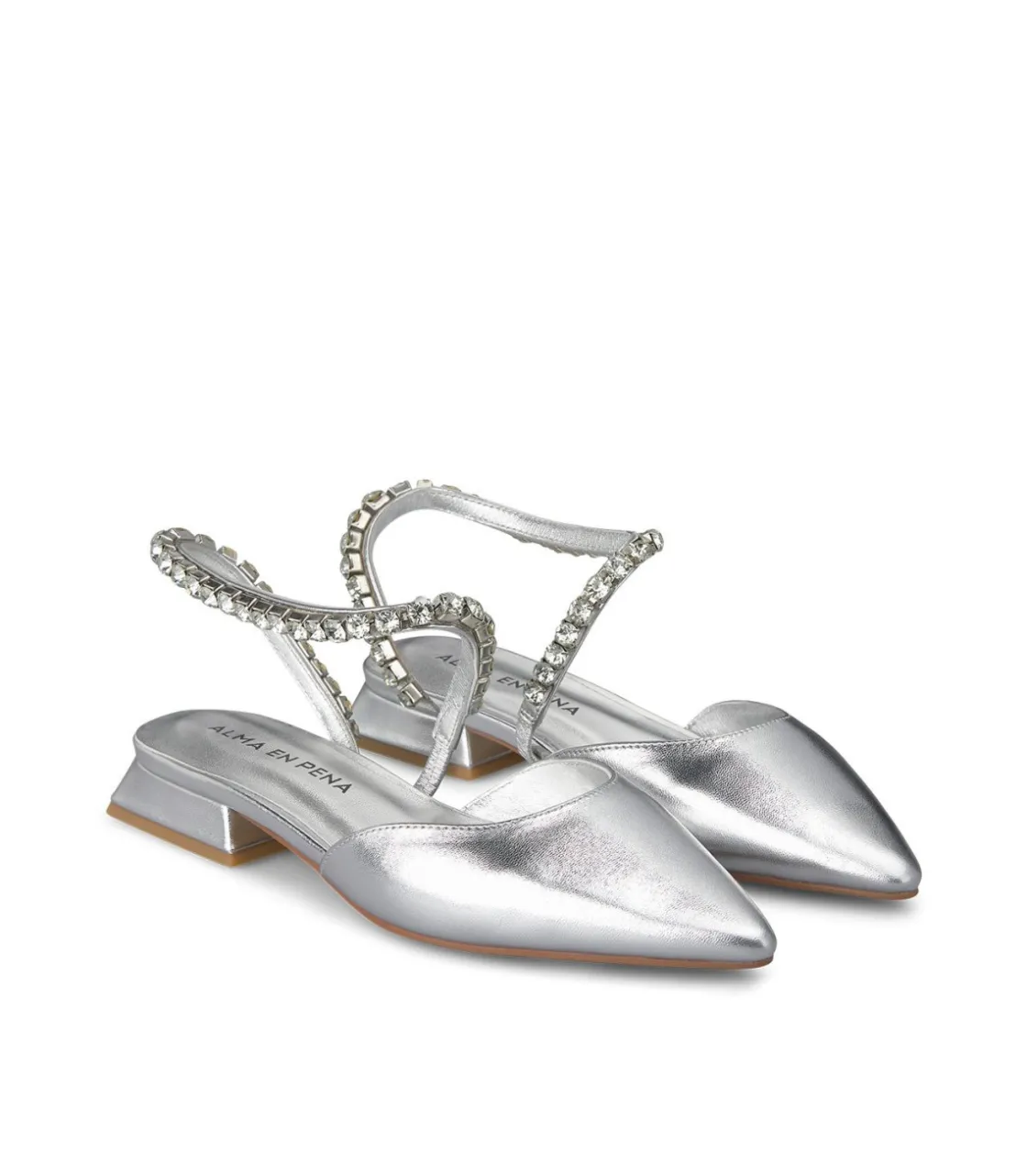 Alma en Pena Zapatos Planos|ZAPATO PLANO TIRA PEDRERÍA
