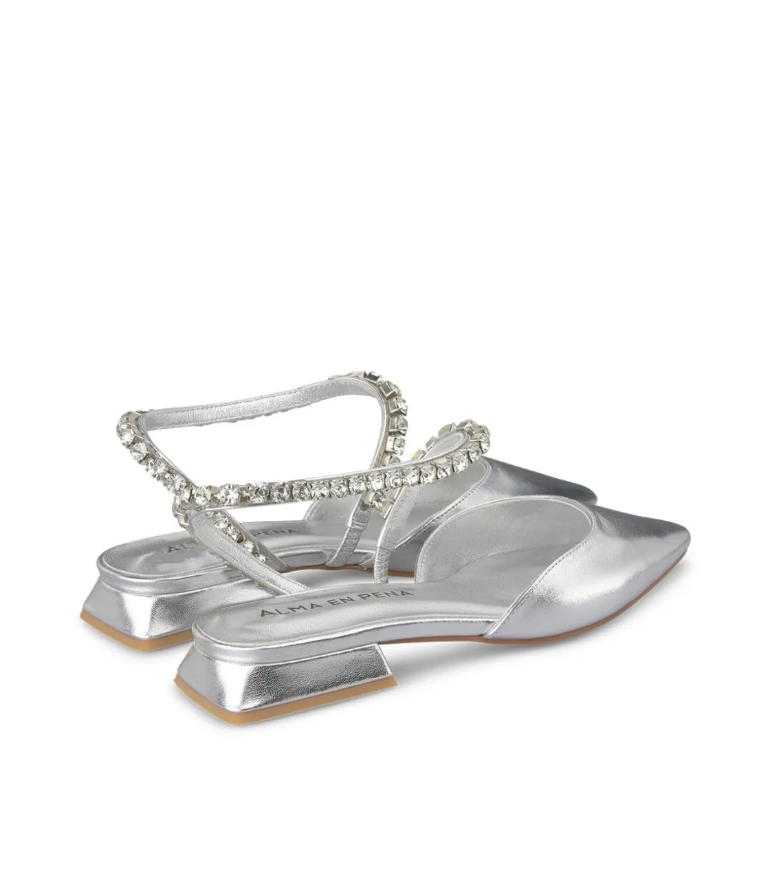 Alma en Pena Zapatos Planos|ZAPATO PLANO TIRA PEDRERÍA