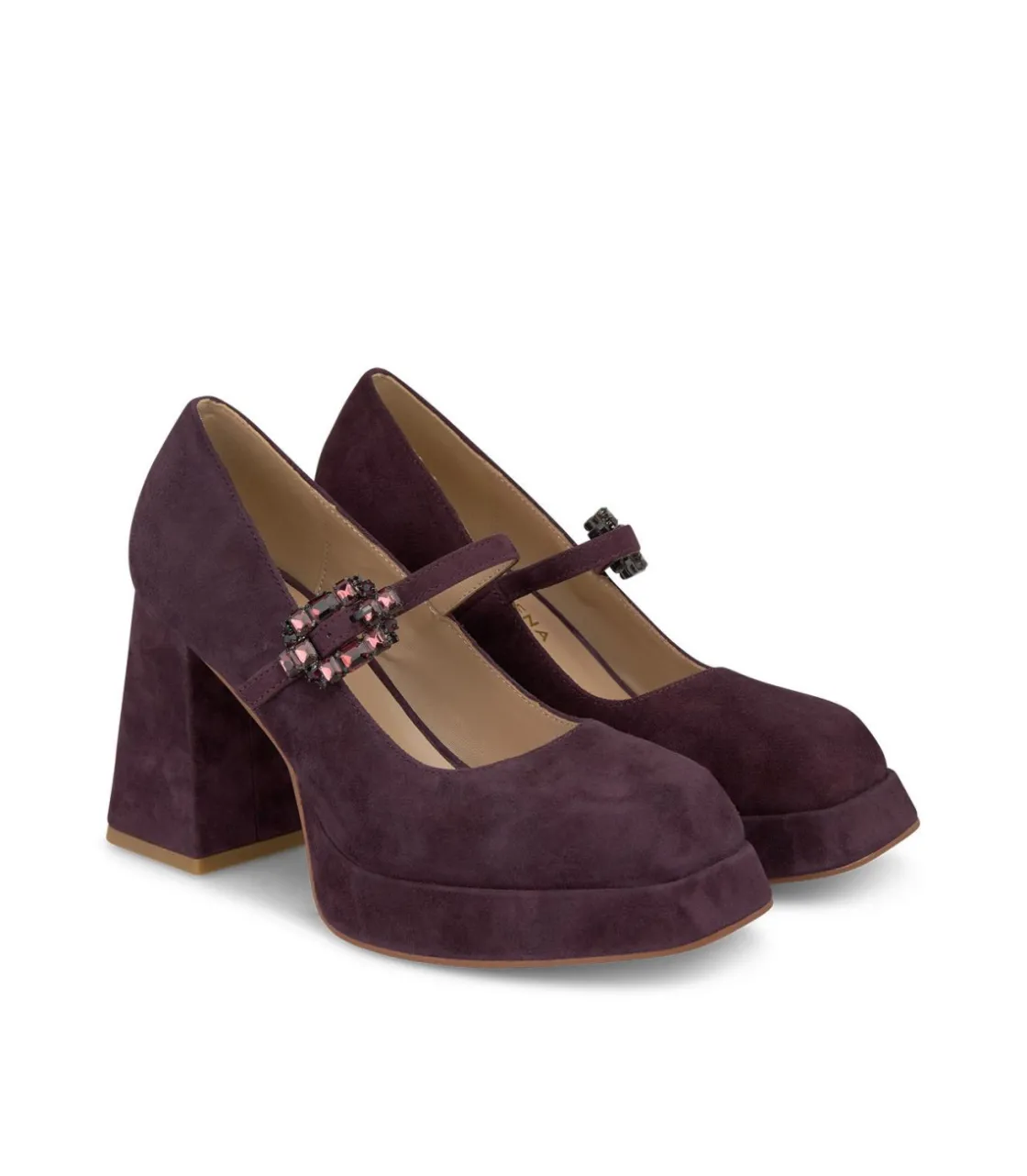Alma en Pena Zapatos De Tacón|ZAPATO PLATAFORMA HEBILLA PEDRERÍA