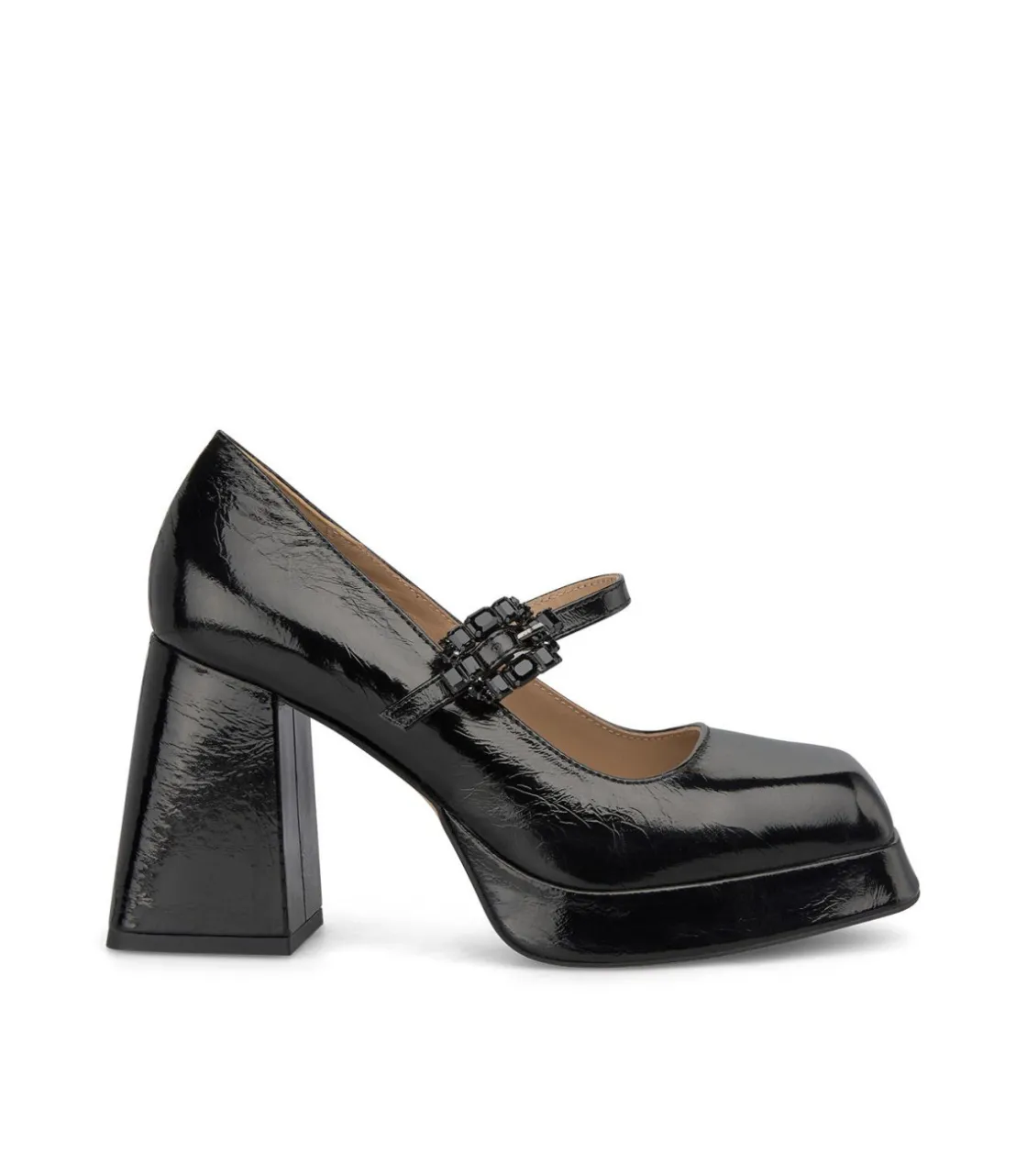 Alma en Pena Zapatos De Tacón|ZAPATO PLATAFORMA HEBILLA PEDRERÍA