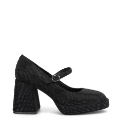 Alma en Pena Zapatos De Tacón|ZAPATO TACÓN BLOQUE PEDRERÍA