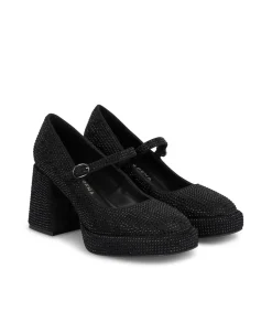 Alma en Pena Zapatos De Tacón|ZAPATO TACÓN BLOQUE PEDRERÍA