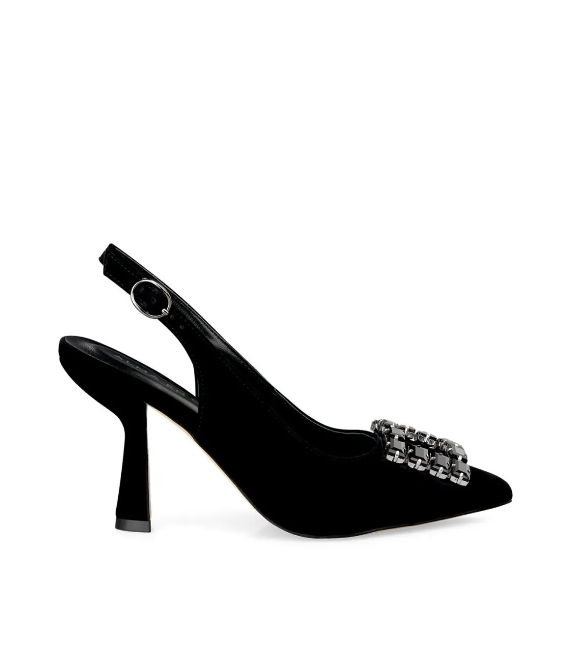 Alma en Pena Zapatos De Tacón|ZAPATO TACÓN BROCHE CUADRADO