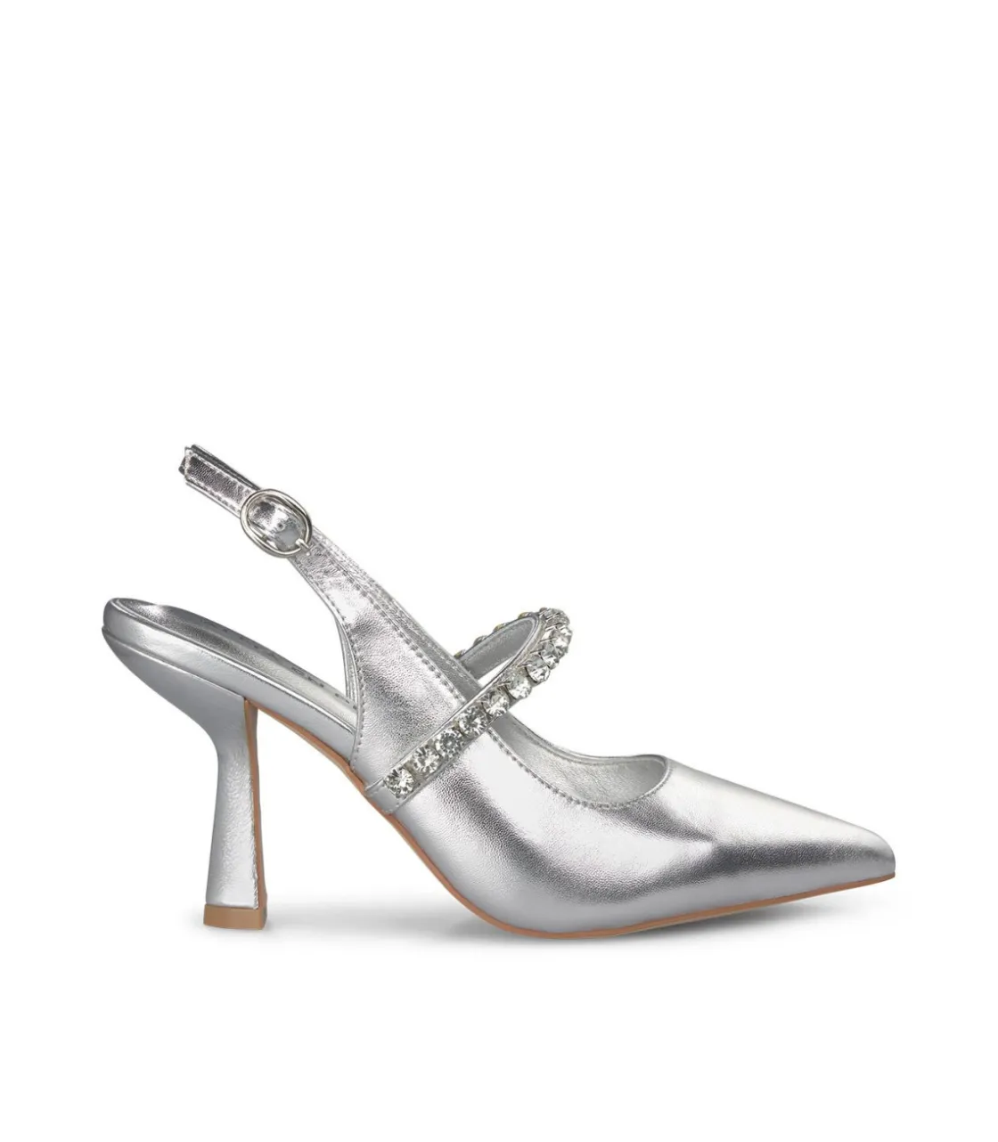 Alma en Pena Zapatos De Tacón|ZAPATO TACÓN TIRA PEDRERÍA