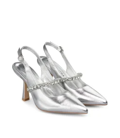 Alma en Pena Zapatos De Tacón|ZAPATO TACÓN TIRA PEDRERÍA