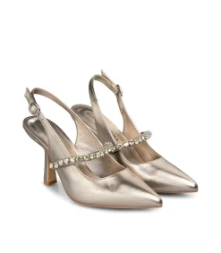 Alma en Pena Zapatos De Tacón|ZAPATO TACÓN TIRA PEDRERÍA