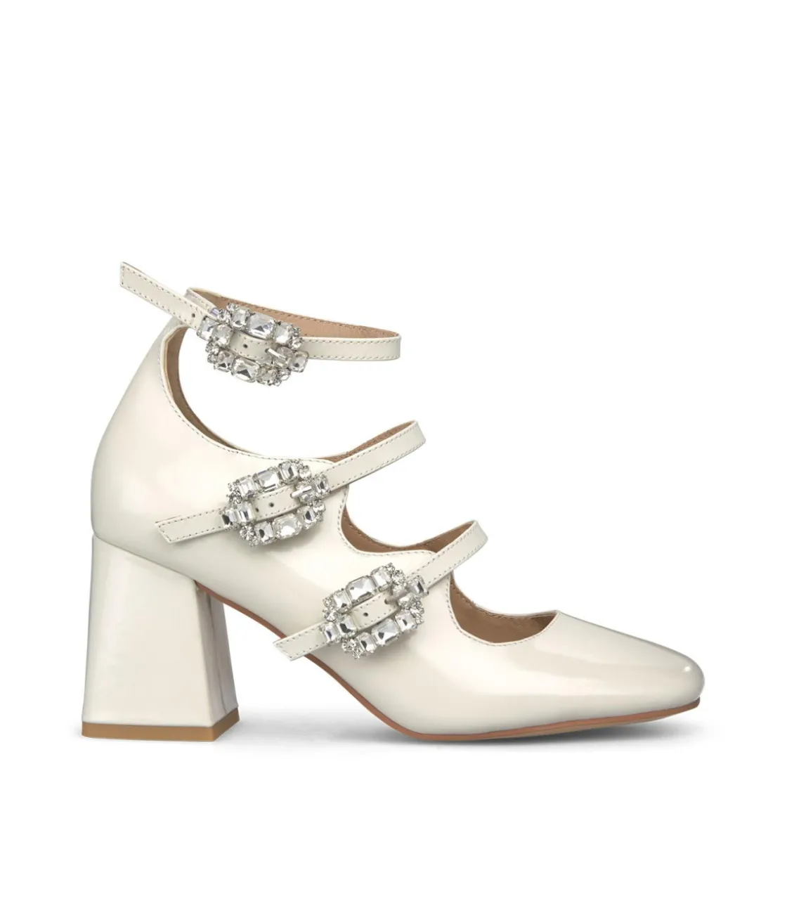 Alma en Pena Zapatos De Tacón|ZAPATO TACÓN TRES HEBILLAS