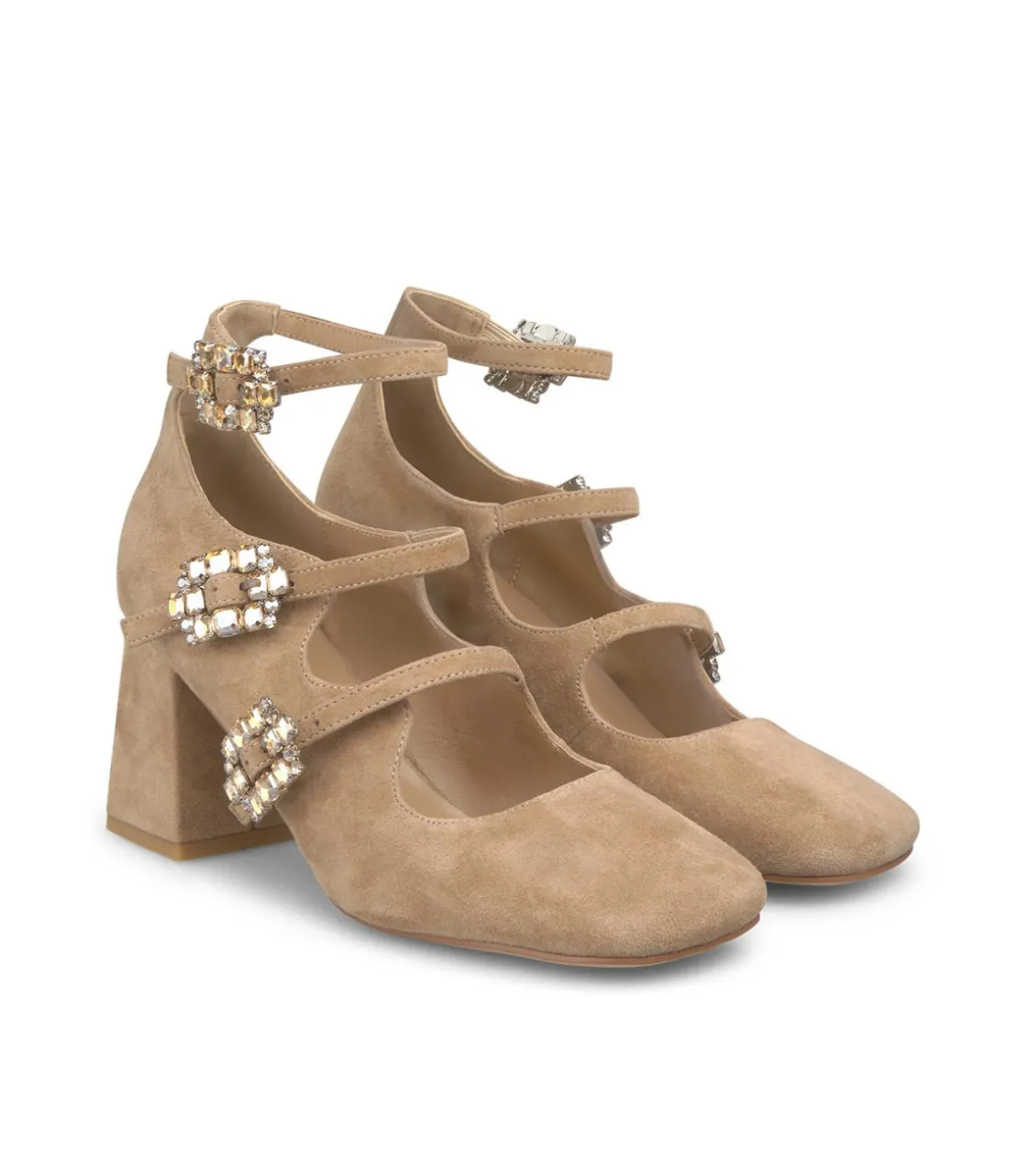 Alma en Pena Zapatos De Tacón|ZAPATO TACÓN TRES HEBILLAS