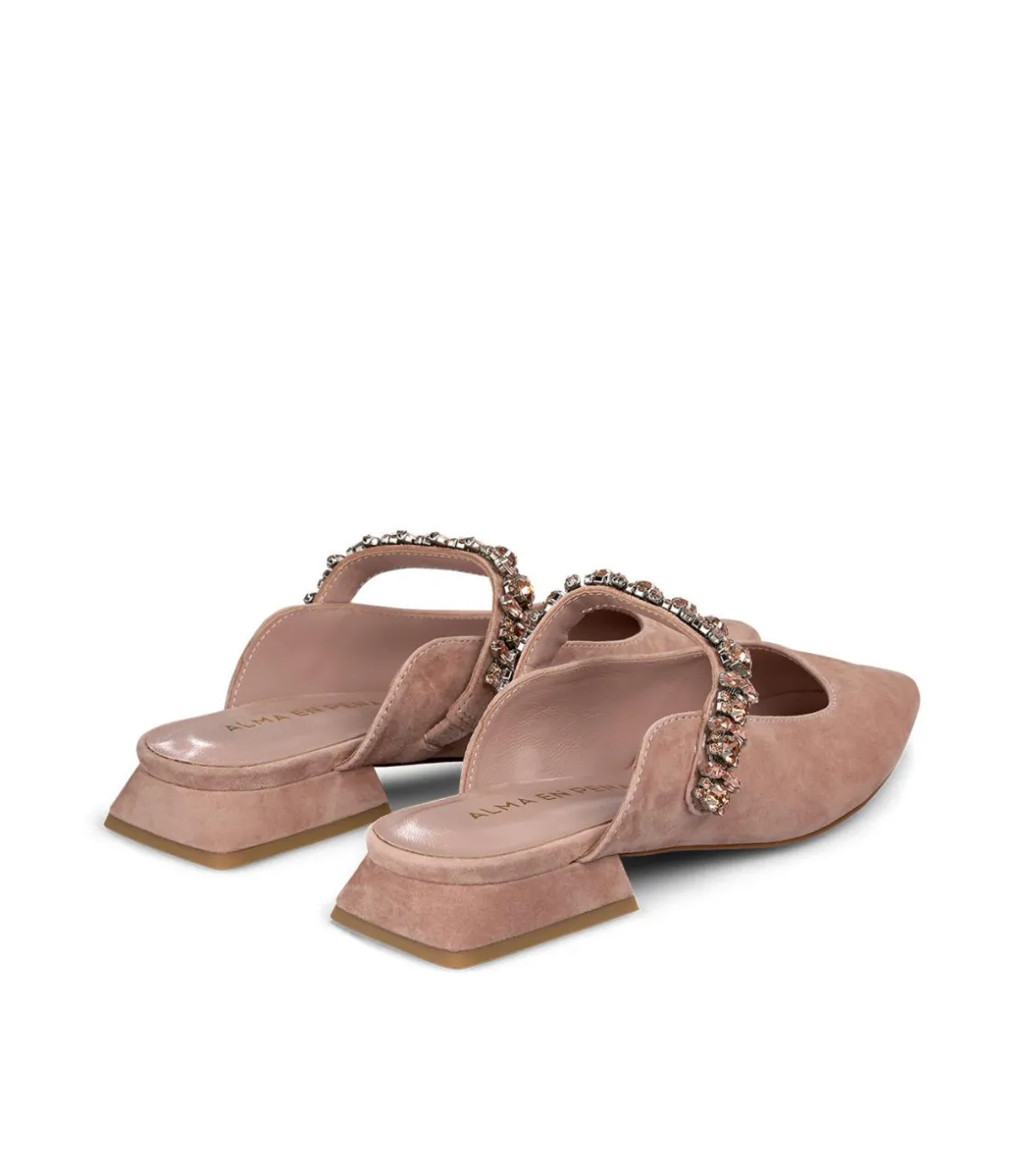 Alma en Pena Zapatos Planos|ZAPATO TIRA PEDRERÍA