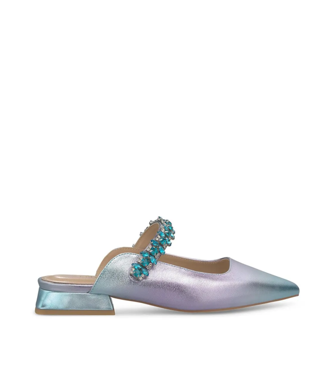 Alma en Pena Zapatos Planos|ZAPATO TIRA PEDRERÍA